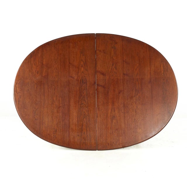Early Original Hans Wegner for Johannes Hansen Mid Century Model Jh0567 Teak Dining Table For Sale - Image 12 of 13