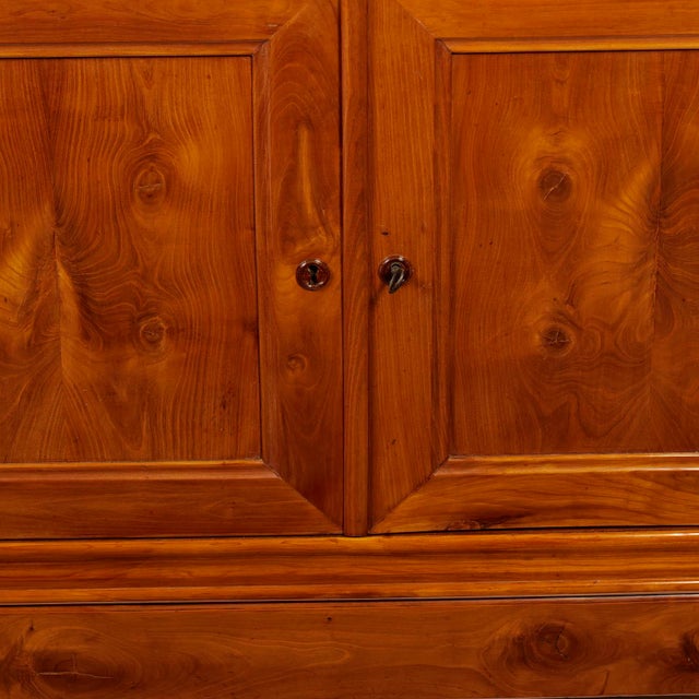 Biedermeier Sideboard or Crendenza in Cherrywood For Sale - Image 5 of 9