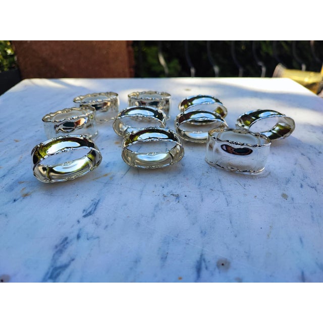 Art Nouveau Napkin Holders, 1890s, Set of 10 For Sale - Image 4 of 5