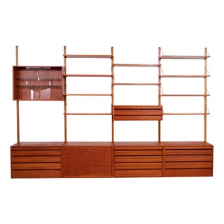 Wall Unit by Poul Cadovius, 1960s, Set of 21 For Sale