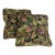 Pair of Woven Tapestry Floral Pillows For Sale