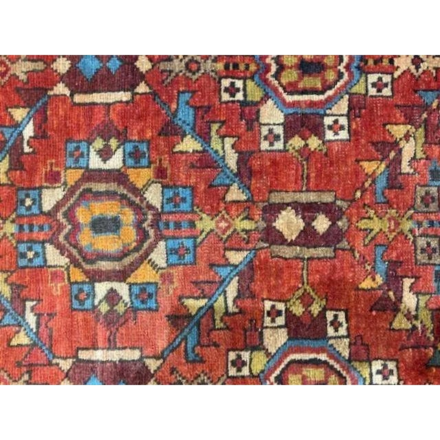 Persian Antique Persian Bakhshaish Runner, 3' X 10' For Sale - Image 3 of 7