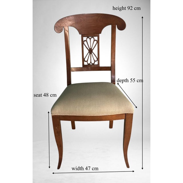 Early 20th Century Biedermeier Style Set of Six Austrian Chairs For Sale - Image 18 of 18