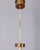 Vintage Blue Glass and Crystal Pendant Light, Italy, 1950s For Sale - Image 13 of 16