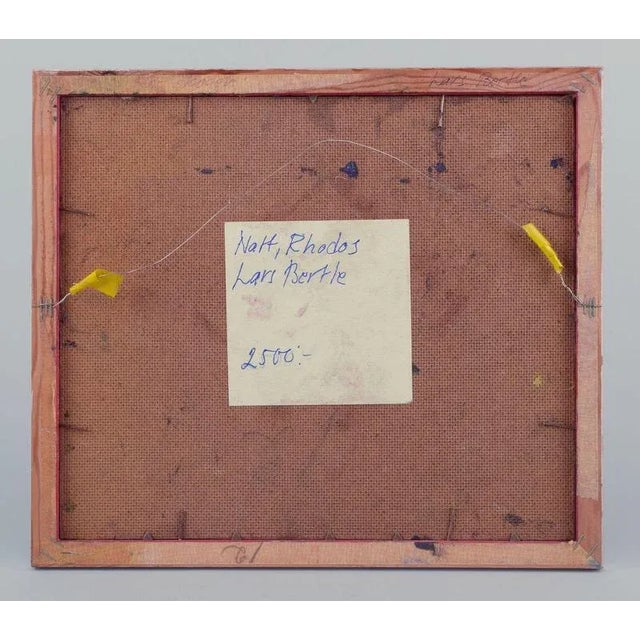 Lars Bertle, Abstract Composition, 1960s, Oil on Board For Sale - Image 7 of 8