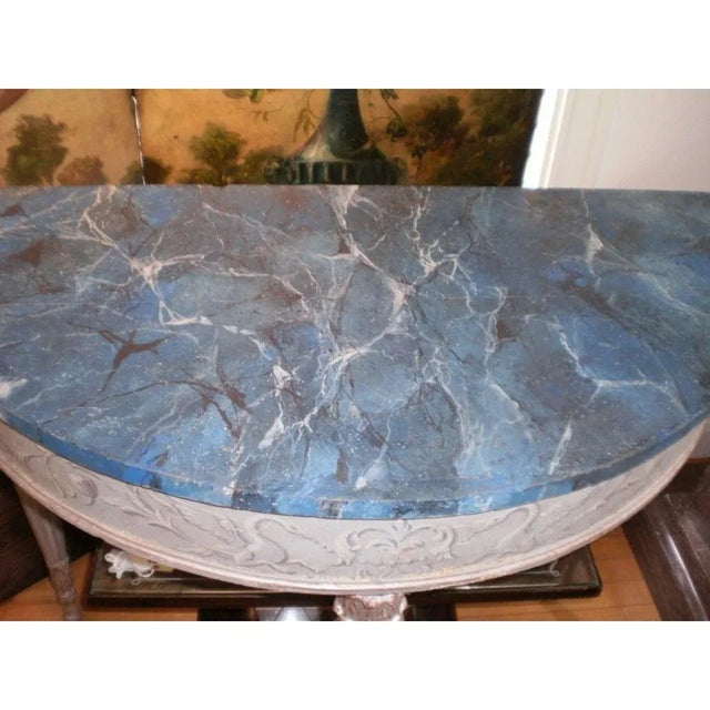 19th Century Italian Neoclassical Style Console Table For Sale In Houston - Image 6 of 9