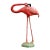 Vintage Mid-Century Modern Monumental Fiberglass Tall Flamingo For Sale