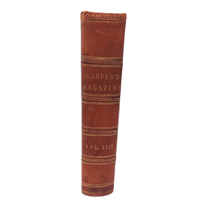 Antique Bound Volume XXII Harper's New Monthly Magazine 1860-1 Lincoln Civil War History