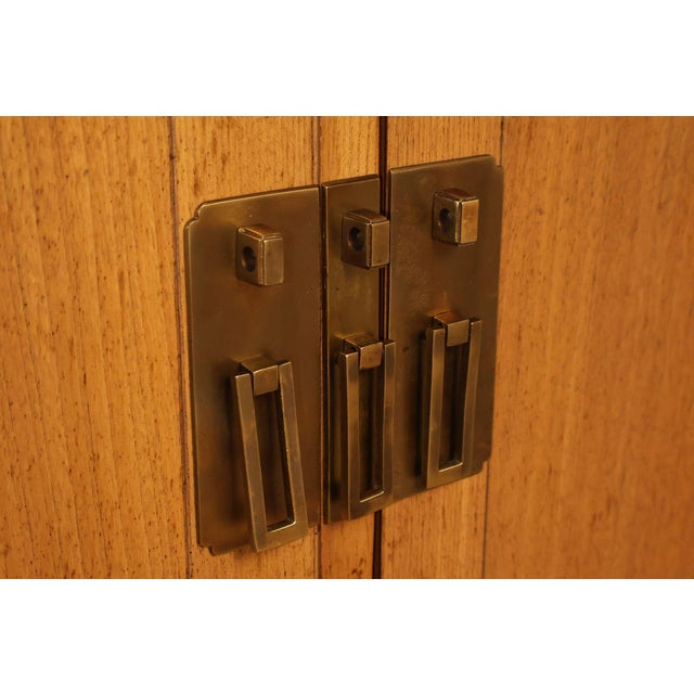 Brown Baker Asian Style Hardwood Buffet Sideboard For Sale - Image 8 of 18