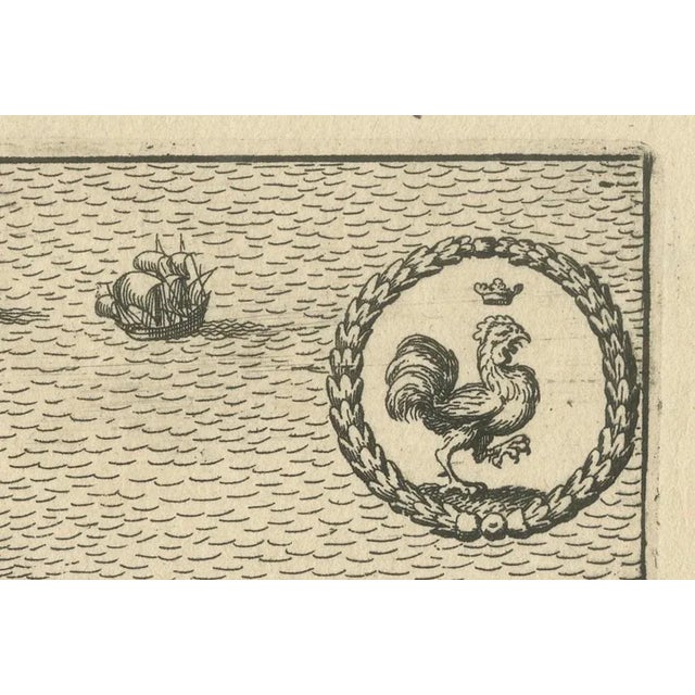 Birds-Eye View Map of Gallipoli by Mattheus Merian, 1688 For Sale - Image 4 of 9