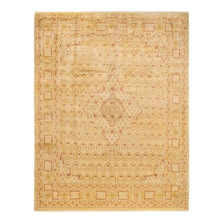 Mogul, One-of-a-Kind Hand-Knotted Area Rug - Ivory, 8' 1" x 10' 5" For Sale