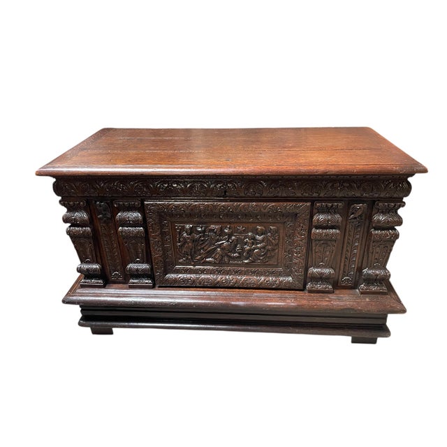 French Coffer Natividad, Brittany-Normandy For Sale - Image 10 of 10