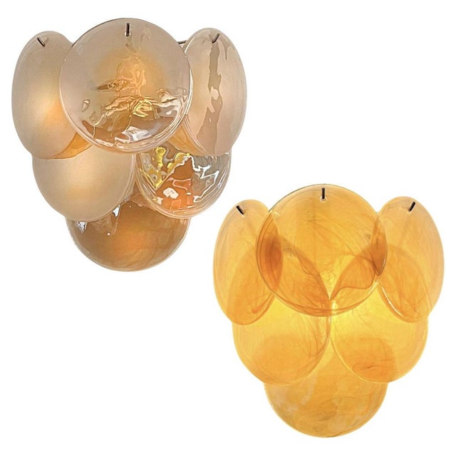 Wall Sconces Murano Discs, 1990s, Set of 2 For Sale - Image 13 of 13