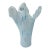 Italian Hand-Blown Art Glass Vase Made in the Murano Tradition For Sale