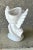 Circa 1960 Petite Bisque Porcelain Angel & Dove Vase, Japan For Sale - Image 4 of 12