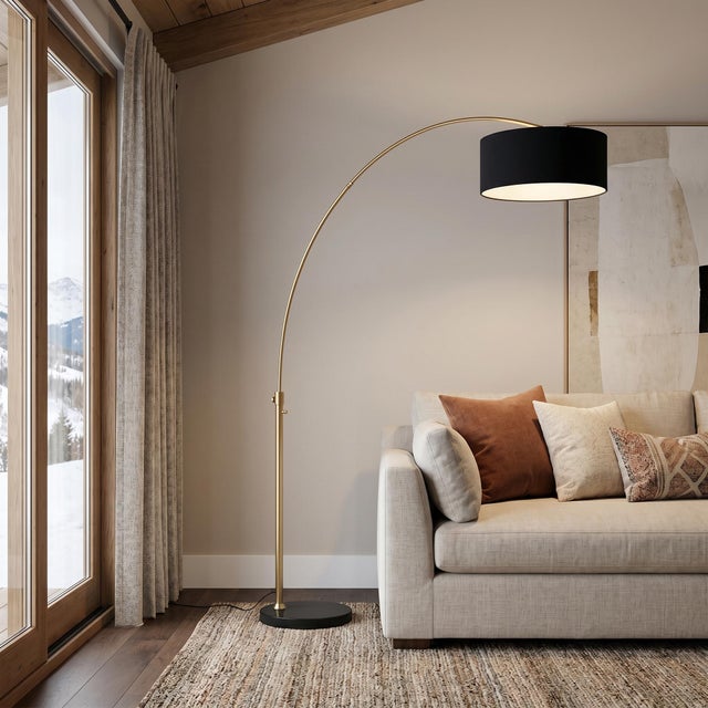 Where Marble Meets Brass - A Statement That Arcs Above the Rest. Reimagined For Modern Living Designed by Peter Morelli in...