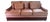 Dusty Rose Velvet Sofa With Samuel & Sons Burgundy Brush & Bullion Fringe Trim For Sale