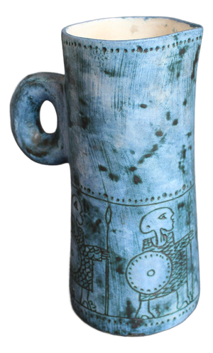 French Decorative Pitcher by Jacques Blin, 1960s