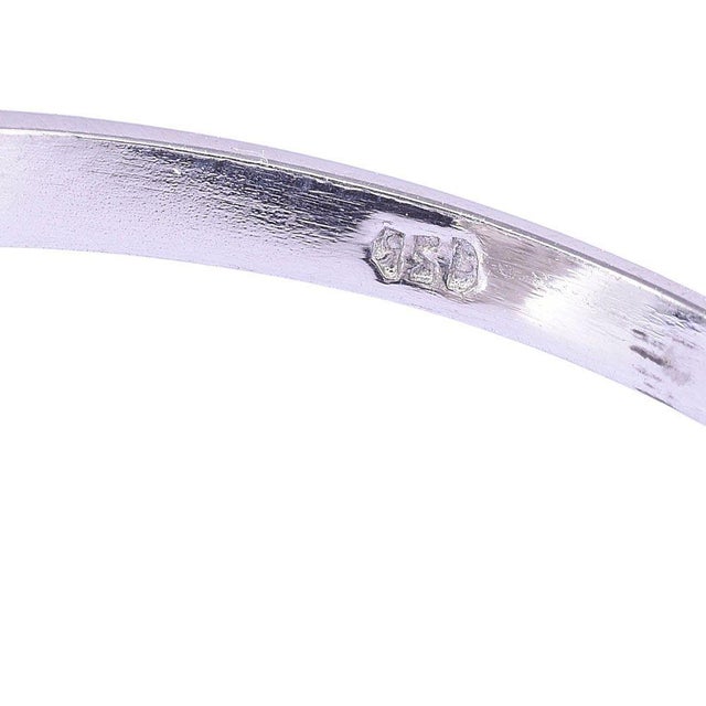 1900 - 1909 1900-1909 1.33 Carat Center Diamond Platinum Engagement Ring, Size 7.25 For Sale - Image 5 of 7