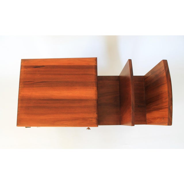 Art Deco Era Wood Side Phone Book Shelf Cabinet For Sale In Milwaukee - Image 6 of 10