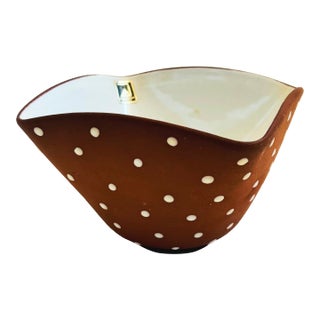 Mid Century Graveren Norway Pottery Bowl For Sale