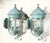 Pair of Vintage Solid Brass Wall Lanterns /Sconces 22”x10”x11”.5 For Sale - Image 14 of 16