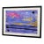 Abstract Wall Art: Purple and Gold Horizon - Modern Minimalist Decor (40"x30") For Sale