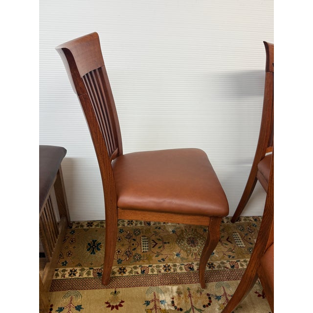 Wood Dinec Dining Chairs, Set of Six For Sale - Image 7 of 11