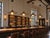 Alabaster Ruffle Brass Pendant Light, Wavy Kitchen Island Lamp With Alabaster Globe For Sale - Image 8 of 15