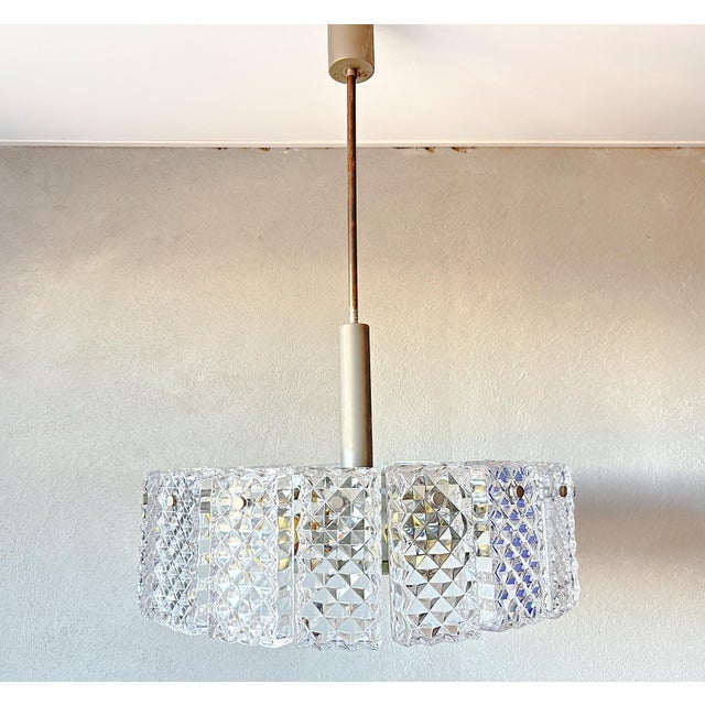 Gray Vintage Pendant Light from Kaiser Leuchten, 1970s For Sale - Image 8 of 15