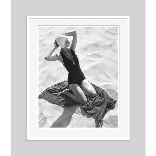 Girl On The Beach 1947 by Toni Frissell Beachwear fashion shoot, 1947 Antoinette Frissell Bacon (March 10, 1907 – April...