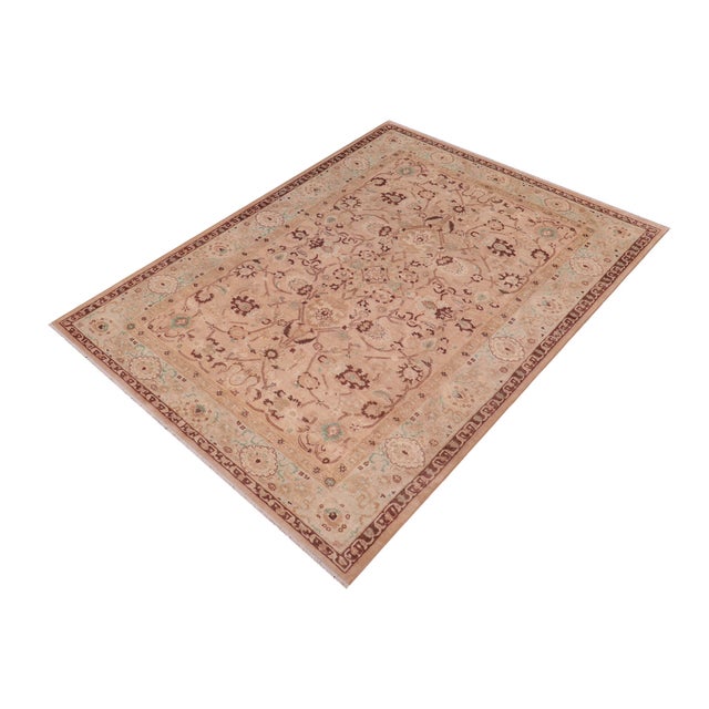 Designed with mesmerizing intricacy and gorgeous color palette, this hand-knotted masterpiece demonstrates the beauty and...