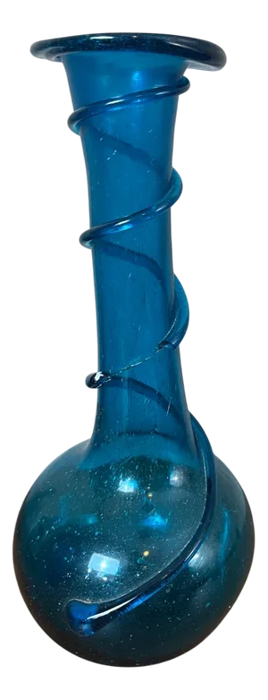 Blue Spiral Vases, 1890s