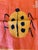 1970s Vera Neumann Linen Tea Towel Calendar, 1972, Ladybug Design For Sale - Image 5 of 9