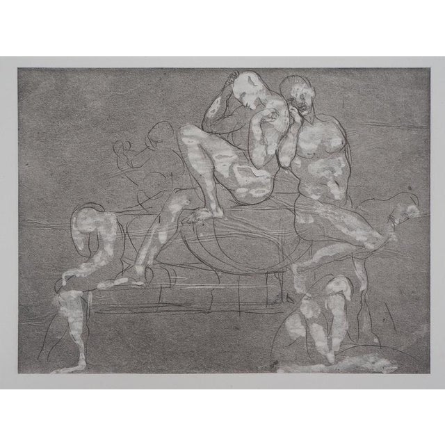 Auguste Rodin: Group of Shadows, Engraving For Sale - Image 7 of 7