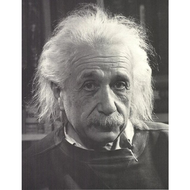 Artist: Philippe Halsman Title: Einstein Year: 1981 Signed: No Medium: Offset Lithograph Paper Size: 25.5 x 18.5 inches (...