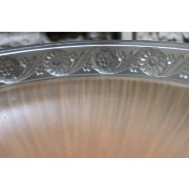 Canopy Mount Light Fixture Vintage Blush Pink For Sale - Image 11 of 15