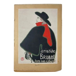 Henri De Toulouse-Lautrec, Aristide Bruant Dans Son Cabaret (1893), Signed Lithograph For Sale