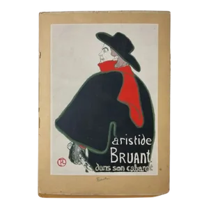 Henri De Toulouse-Lautrec, Aristide Bruant Dans Son Cabaret (1893), Signed Lithograph