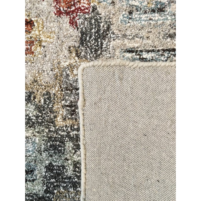 Crate and Barrel Alvarez Garden Hand Tufted Wool Blend Rug 6' x 9