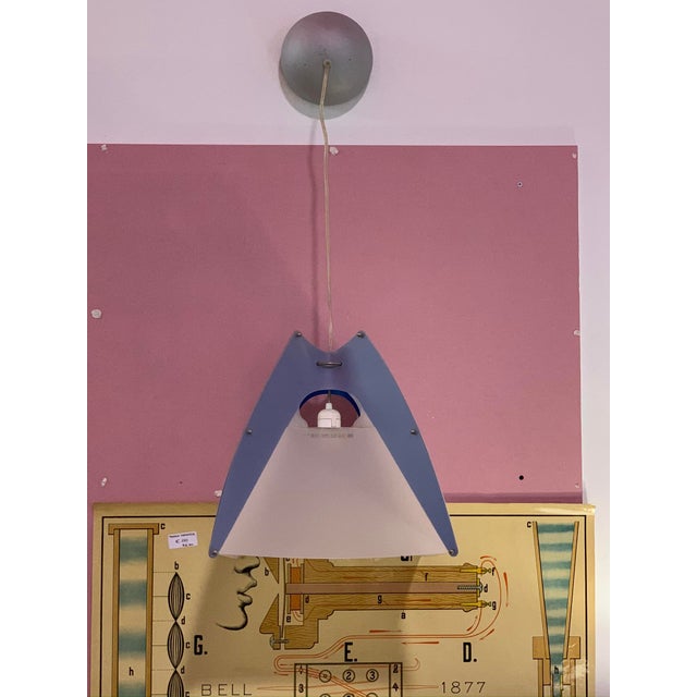 Mid-Century Modern Energy Light Table Lamp and Dingo Ceiling Lamp by Samuel Parker, Italy, 1980s, Set of 2 For Sale - Image 3 of 14