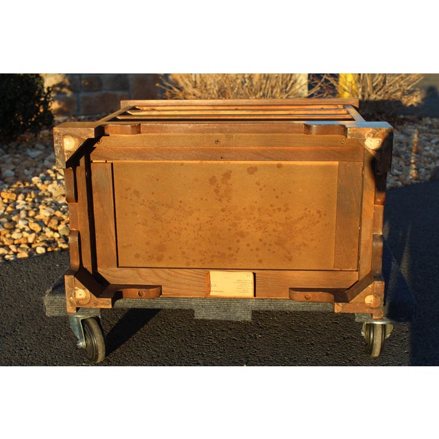 1980s Henkel-Harris Mahogany Nightstand For Sale - Image 16 of 18