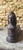 Pair of 19th-century cast iron andirons. Height 19 cm. Width 8.5 cm. Depth 36 cm. Signs of wear and age / The andirons...