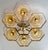 Glass 21st Century Hive Bi-Color Amber Bubbles Murano Flush Mount by Fabio LTD For Sale - Image 7 of 7