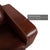 Three-Seater Leather Brown Couch from Machalke Valentino For Sale - Image 9 of 18