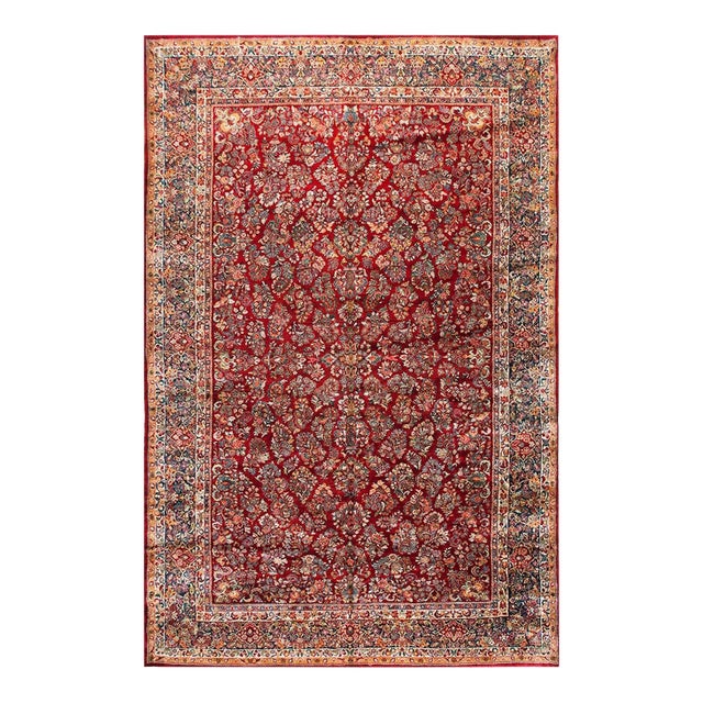 Antique Persian Sarouk Rug 11'. 4" x. 17' 9" For Sale