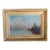 19th Century American Hudson River School Landscape Painting With Repairs For Sale