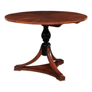 An Italian 46" Round Center Table, 19th C.