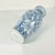 1980s Vintage Chinoiserie Boho Chic Hollywood Regency Light Blue & White Vase For Sale - Image 11 of 11