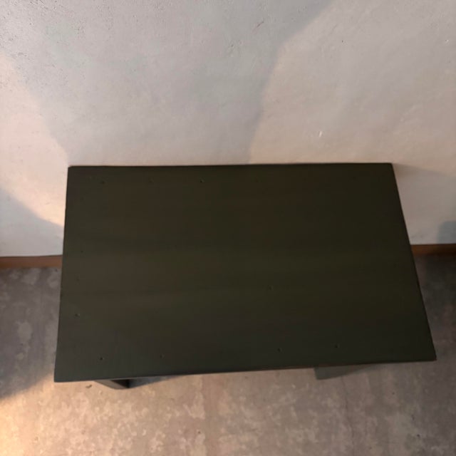 Side Table in Green Patinated Bronze For Sale - Image 5 of 7